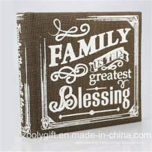 Wholesale Printed Linen Fabric Family Photo Album for 4X6", 5X7 " Photos